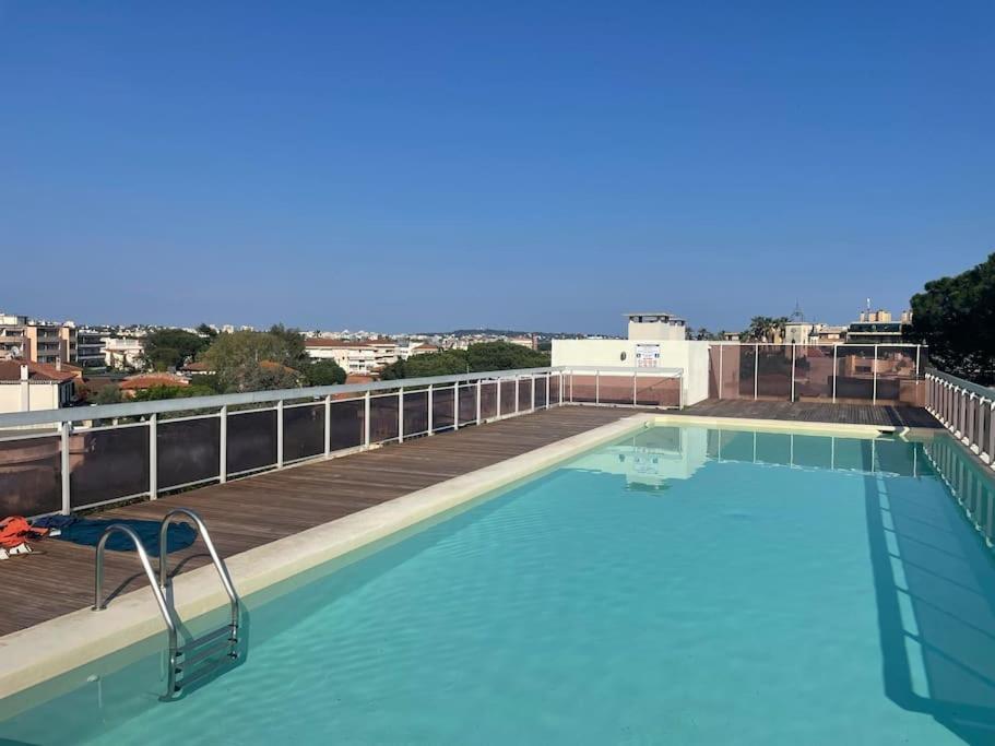 Elegant Appartement 2Pieces Piscinevue Mer Parking Vallauris Eksteriør billede